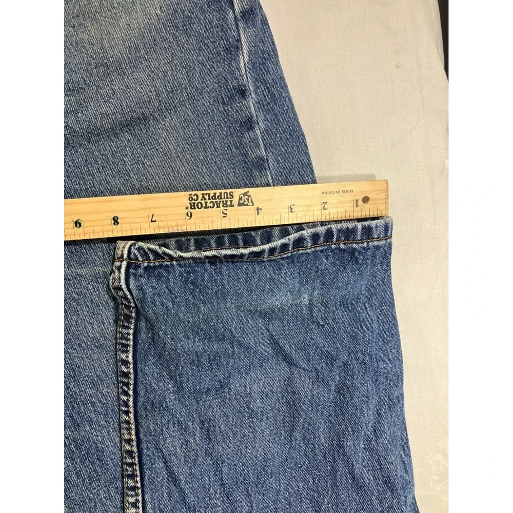 Levis 505 Regular Fit Straight Leg‎ Jeans Mens 36x32 Medium Wash Blue 00505-4886